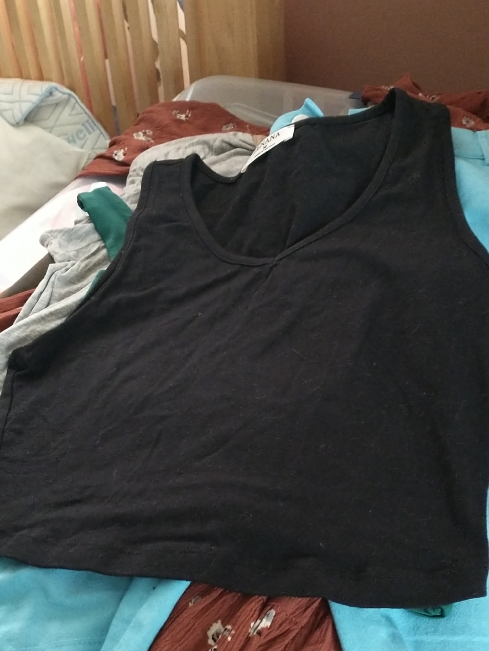 "My Sweetheart" black stretch tank